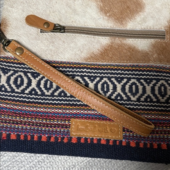 Like new Sixtease Hair On Wristlet Clutch - Picture 3 of 5